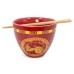 Year Of The Dragon Chinese Zodiac 16-Ounce Ramen Bowl and Chopstick Set