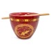 Year Of The Rat Chinese Zodiac 16-Ounce Ramen Bowl and Chopstick Set