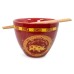 Year Of The Pig Chinese Zodiac 16-Ounce Ramen Bowl and Chopstick Set