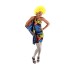 Yellow Fuzzy Costume Wig Adult