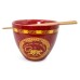 Year Of The Monkey Chinese Zodiac 16-Ounce Ramen Bowl and Chopstick Set